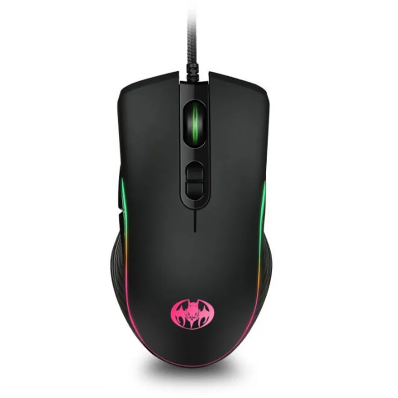 Проводная игровая мышь RGB marquee USB программируемая Макросъемка 7D 4800 DPI оптовая