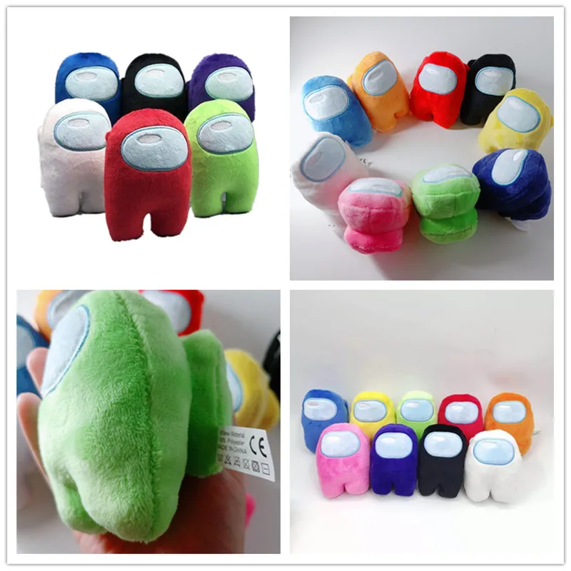 

With voice Among Us Plush Among Us Game Plush Toy Original Kawaii Stuffed Doll Christmas Gift Cute Red Small Among Us Plushie
