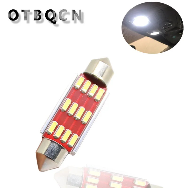 Фестон 31 мм 36 39 41 лампа Doom Светодиодная C5W C10W супер яркая 4014 SMD Canbus без ошибок 12 В