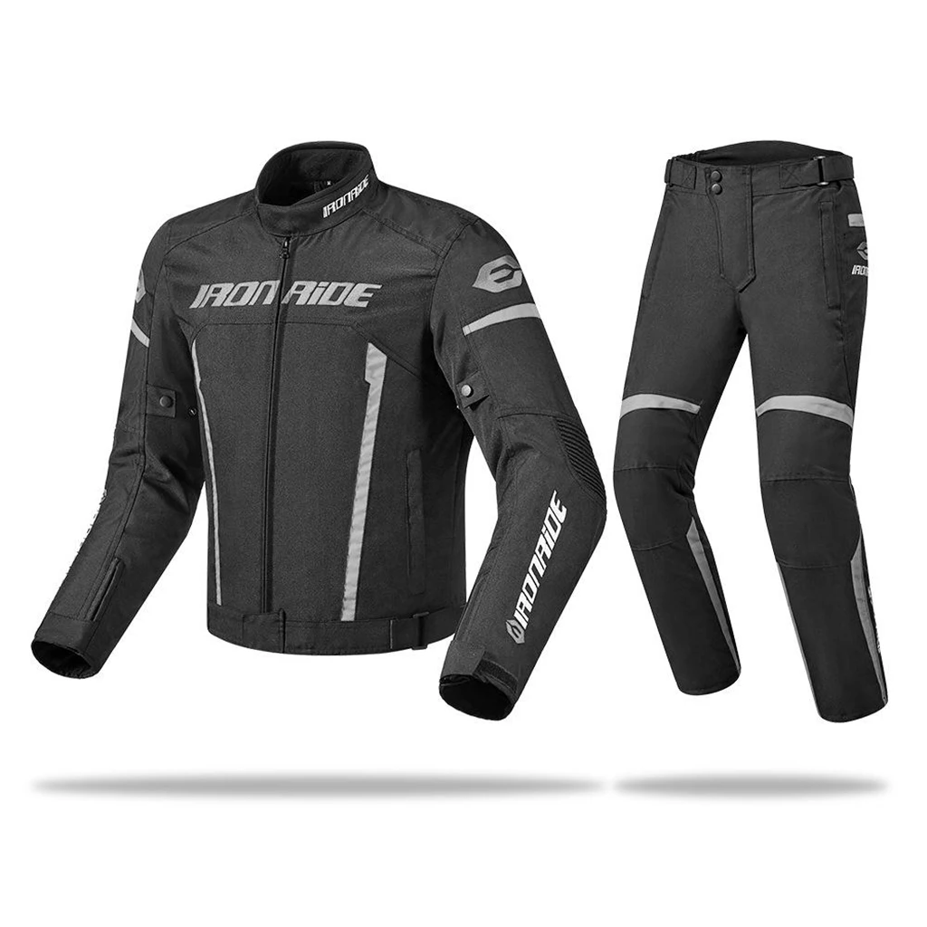 IRONRIDE giacca da Moto pantaloni tuta da uomo impermeabile da corsa  abbigliamento da Moto equipaggiamento protettivo giacca da Motocross  antivento|Jackets| - AliExpress