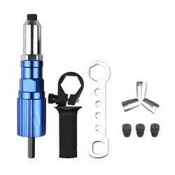 Adaptateur pour Pistolet à Rivet Électrique de 2,4 à 4,8 mm, Différents Modèles de Buses de Guidage sont Utilisés pour Tirer Rapidement Diverses Spécifications de Rivets 