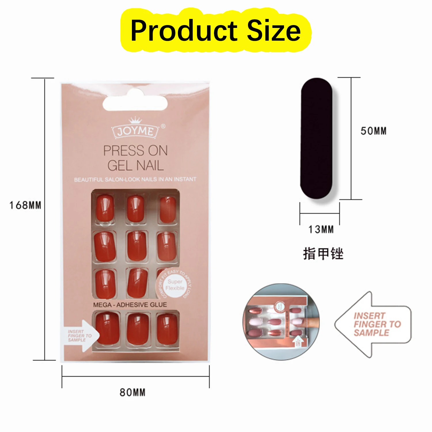 Fake Nails Nail Tips False Nail Tips 24pc