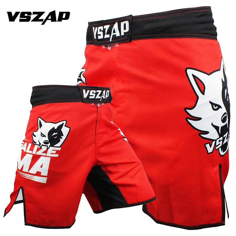 Спортивные боксерские трусы VSZAP узаконенные MMA Fightwear штаны для джиу-джитсу Bad Bo Muay