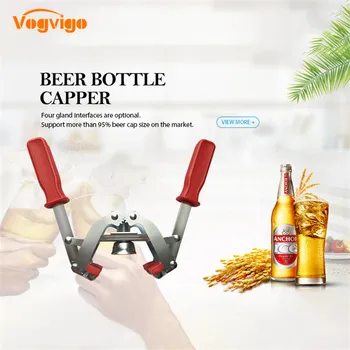 

VOGVIGO Crown Capper Homebrew Capper Manual Beer Bottle Capper 28mm for Crown Cap Bottle Crimper Beverage Sealing Machine