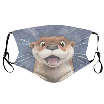 

Animal 3D Printing Masks Reusable Protective PM 2.5 Filter Mouth-Muffle Washable Isolate dust Adult Mask Bacteria Proof Flu Mask