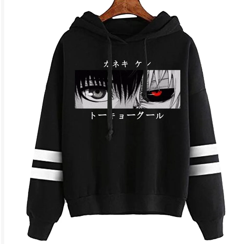 

Japan Anime Tokyo Ghoul Hoodies Kaneki Ken Eyes Hoodies Sweatshirt Hip Hop Streetwear Pullover Hoody