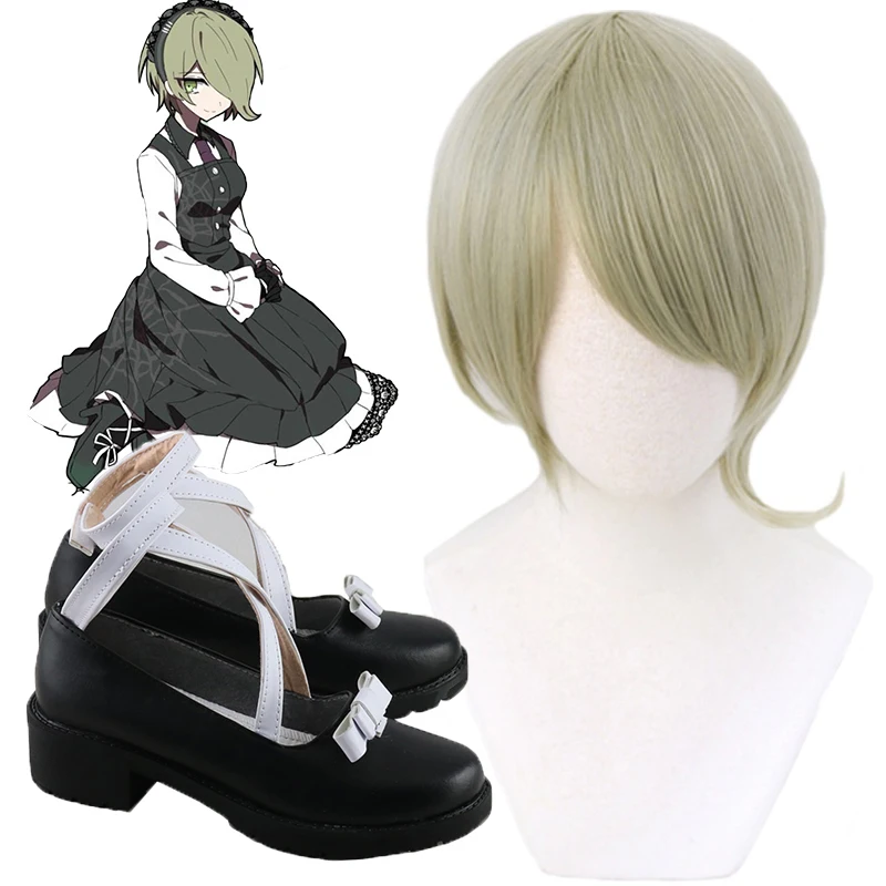 

Danganronpa V3 Tojo Kirumi Cosplay Costume Shoes Japanese Game Anime Danganronpa V3 Tojo Kirumi wigs Halloween Accessories Props