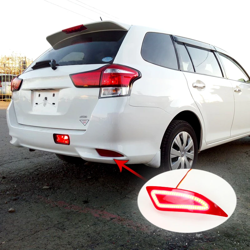 Automobile Lamp Rear Fog Light Bumper For Toyota Corolla Fielder LED Driving Light Brake Light Turn Signal