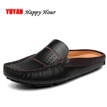 Сандалии из натуральной кожи; Мужская Летняя обувь; высококачественные мужские сандалии; Мужская брендовая повседневная обувь из воловьей кожи; ZHK280