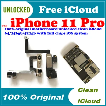 

100% Original unlocked for iphone 11 Pro Motherboard without with FACE ID for iPhone 11 Pro Logic Board with IOS all function
