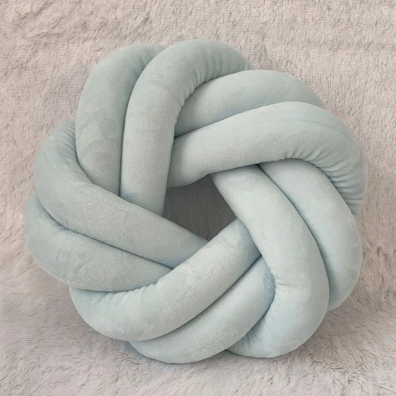 Нордическая тканая подушка ручной работы, мягкая удобная кольцевая Подушка, сферическая Подушка с узлом, подушка для дивана, стула, реквизит для фотосъемки, домашний декор