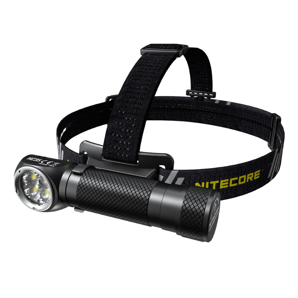 

Nitecore 2700 lumen HC35 Rechargeable Headlamp + 4000mAh Battery 4 x CREE XP-G3 S3 LED Flashlight for Camping Outdoor Sports