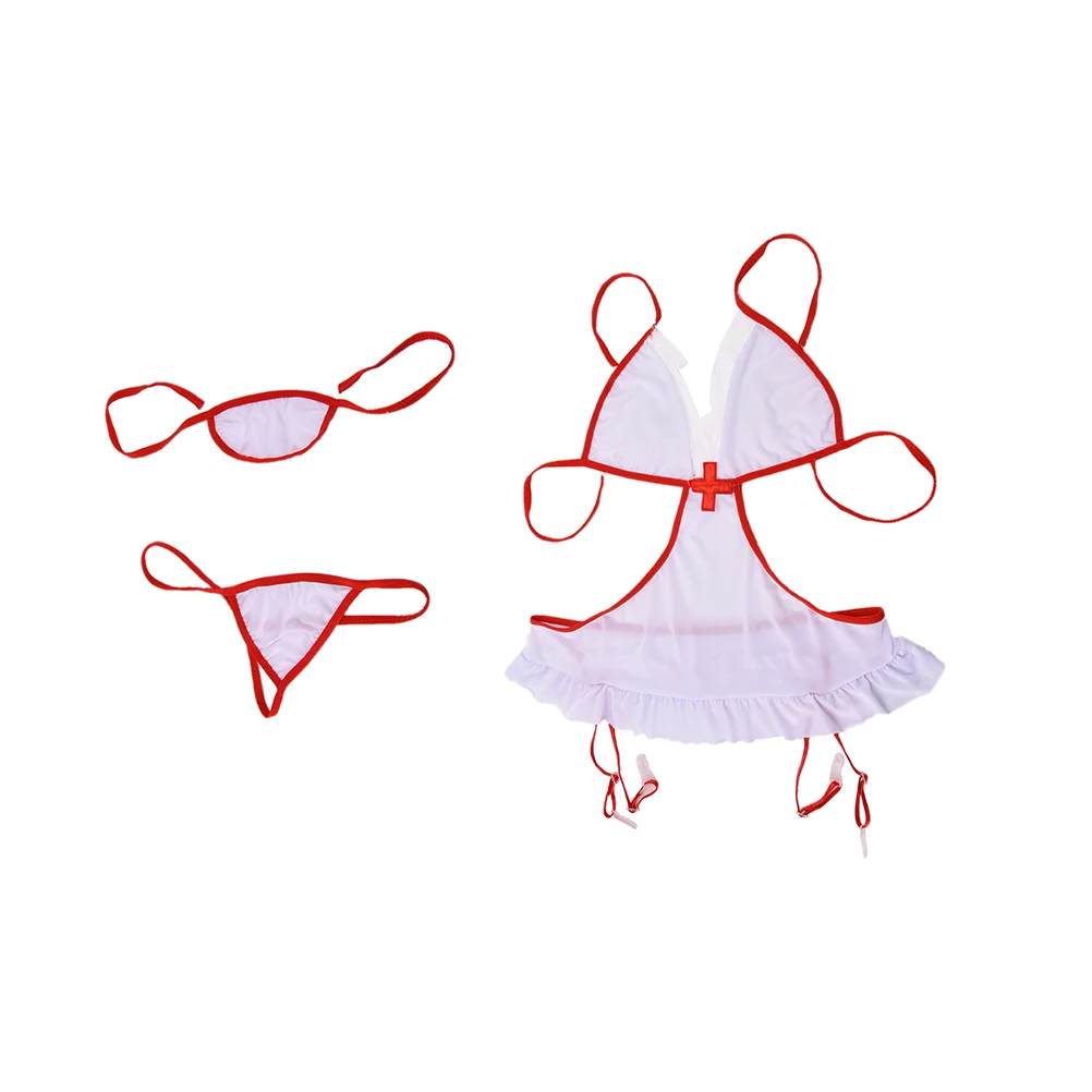 Cosplay&ware 1 Set Women Hot Erotic Costumes Role Play Nurse Uniform Sexy Lingerie Underwear Not Including Socks -Zentai shop online H9d5c5db351fe4cf5a14c73578a0c4158i.jpg