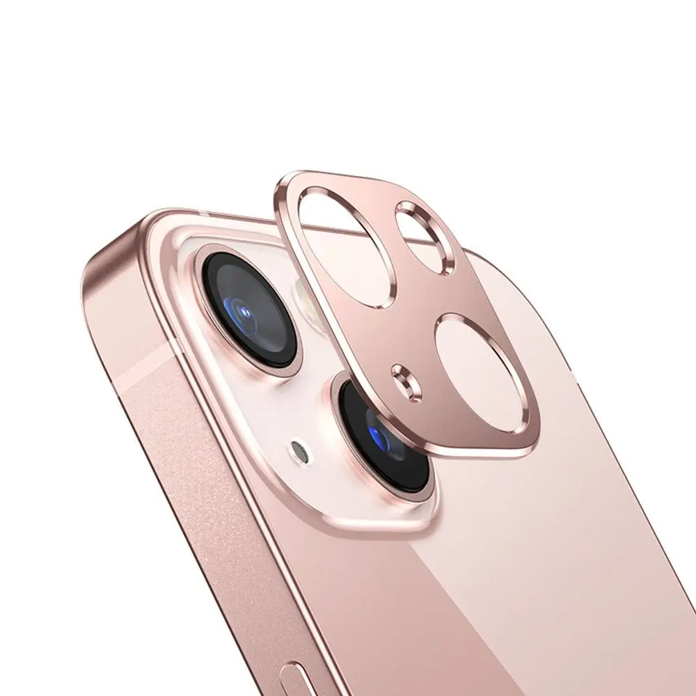 smartphone camera lens 1Pc Creative Metal Alloy Lens Cover Protective Case Back Camera Protector Ring Films Accessories For iPhone 13 Pro Max Mini best zoom lens for mobile Lenses
