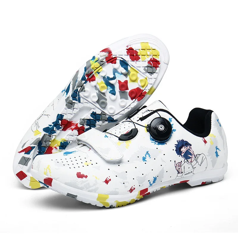 

2021Winter MTBCycling Shoes Men Outdoor Sports Self-locking Road Bike Sneakers Racing Women Bicycle Shoe Flat Cleat Mountain SPD