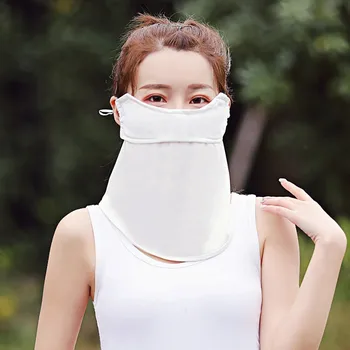 

Cycling Mask Summer Uv Protection Ice Silk Neck Mask Face Cover For Sun Protection Breathable Sunshade Face Cover Shawl #T5P