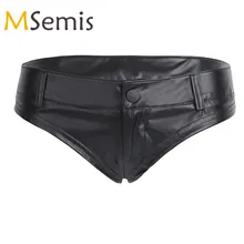 Для женщин купальник Дамское белье мини-трусы шорты привлекательные сексуальные купальники Искусственная кожа трусы нижнее белье трусы женский купальный костюм