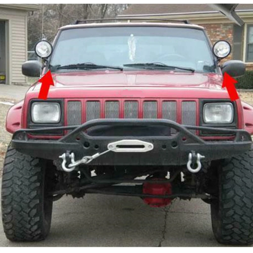 1 пара Автомобильный кронштейн для крепления противотумансветильник на лобовое