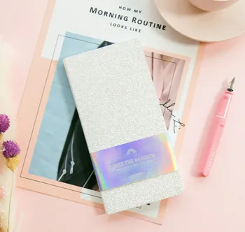 

INS Diamond Shining Fashion Pocket Journal Diary 2020 Undated DIY Weekly Planner 91mm*185mm 176P