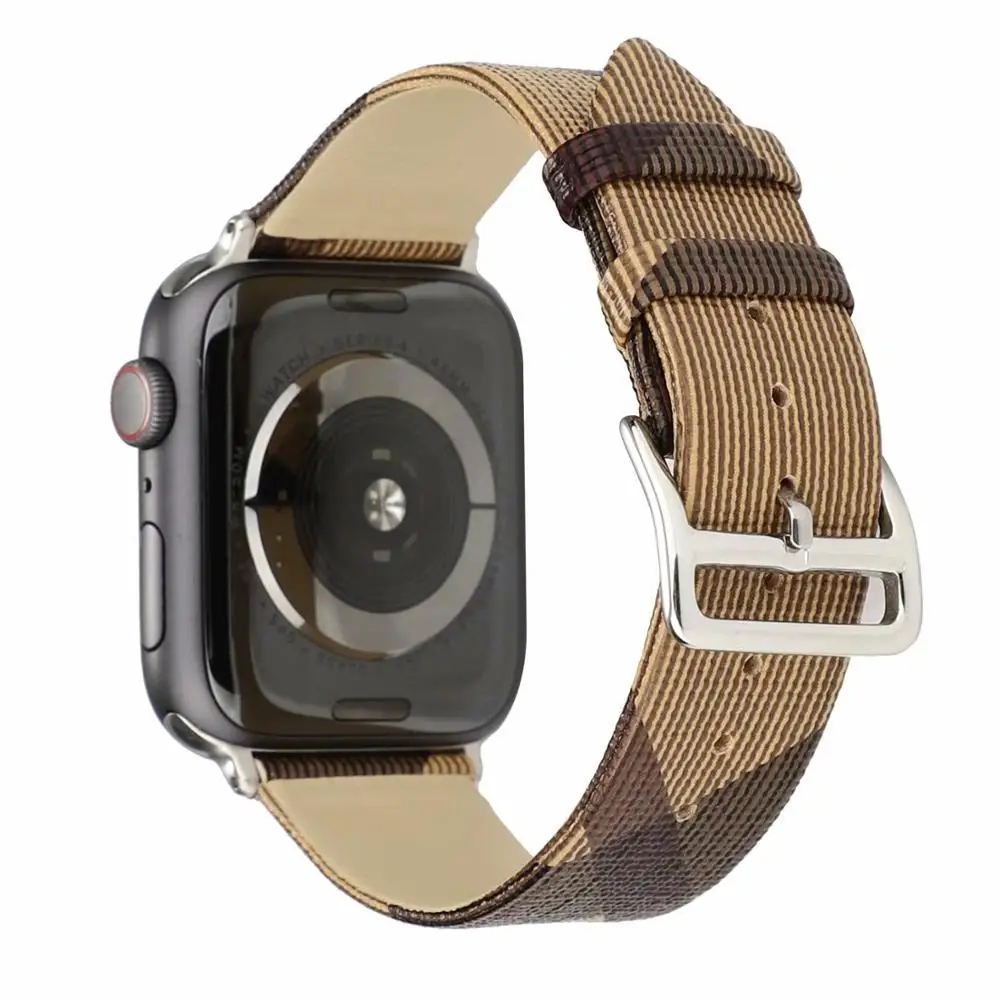 Натуральная кожа ремешок для наручных часов Apple Watch, ремешок 44/40 мм обувь для мужчин и женщин часы ремешок 42 38 мм и нержавеющая сталь металлический корпус для наручных часов iwatch серии 5 4 3 2 1