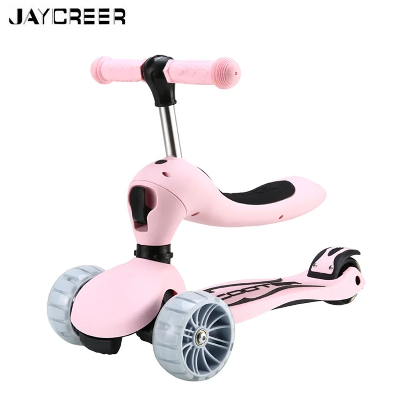Children Scooter Kids Balance Bike JayCreer Child Kids Baby Kick Scooter & Balance Bike For Ages 24-72 Months