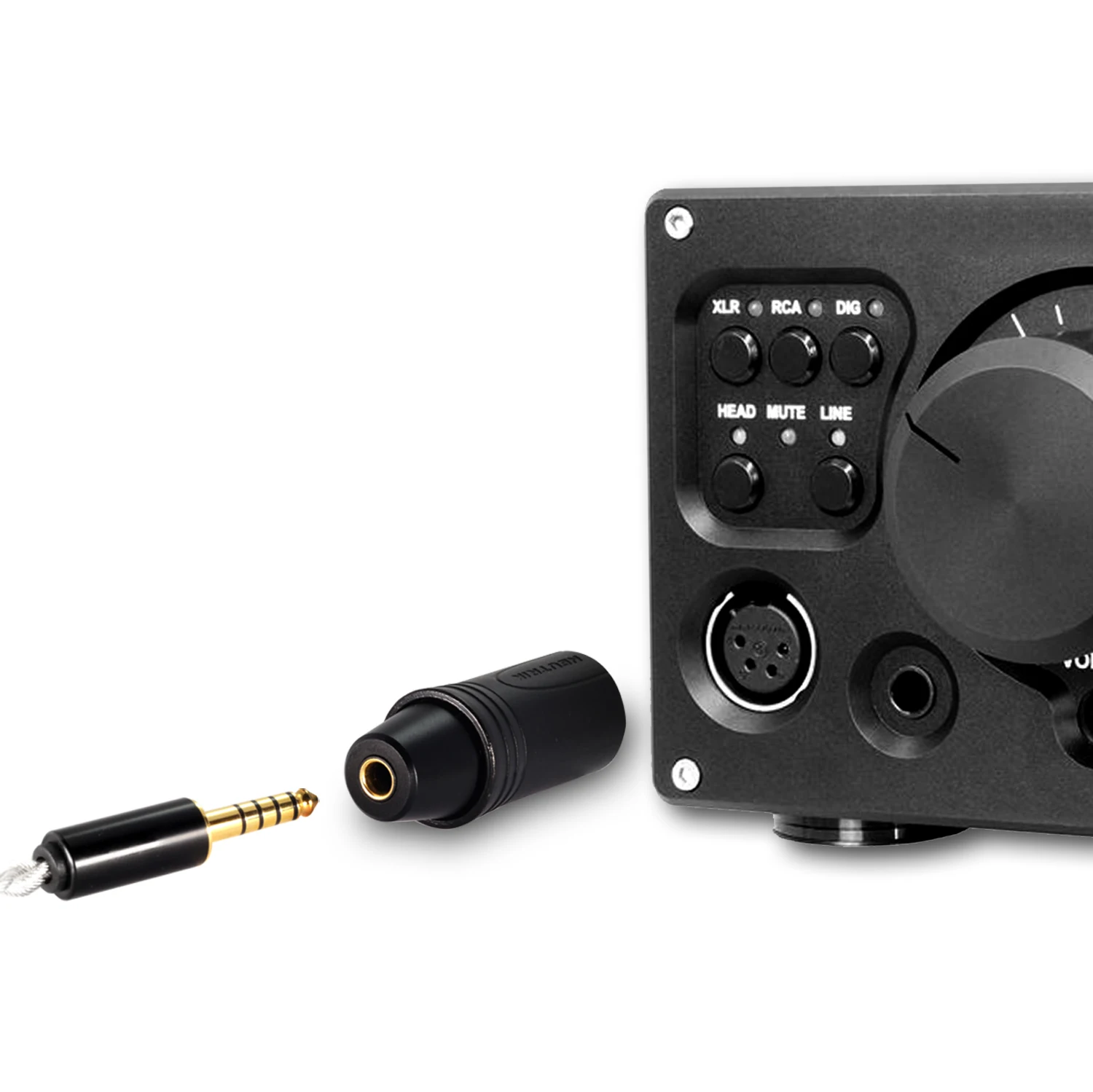 Adaptador para Dispositivos de Desktop Tradicionais para Fones de Ouvido Balanceado de 4 a 4.4mm Dispositivos de Áudio de 4.4mm Hifi Adaptador ou dd Xlr44b Xlr - Image 2