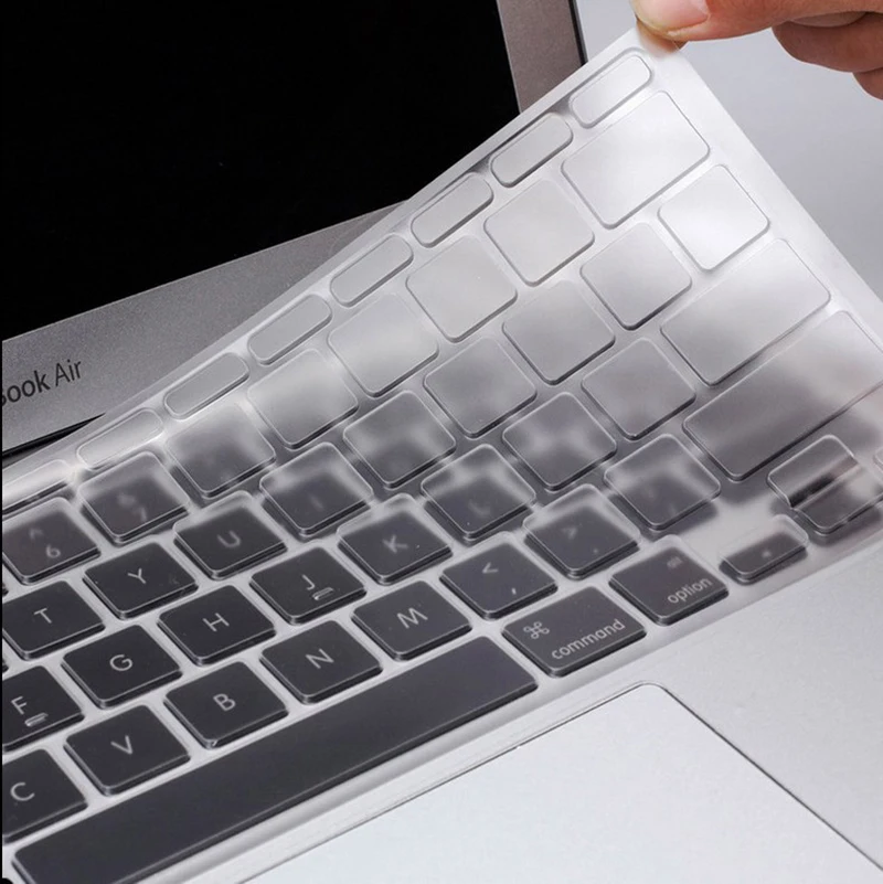 Крышка клавиатуры для MacBook Air Pro retina 11 12 13 15 дюймов с сенсорной панелью силиконовая