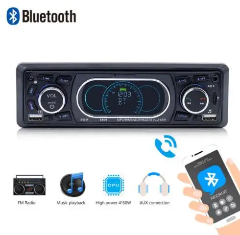 20 шт Автомобильный MP3-плеер Стерео аудио, дистанционное управление mp3-плеер 1 Din AUX/TF/USB FM Bluetooth автомобильное радио SWM 8809