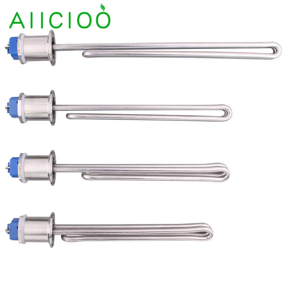 Tubular Water Heater Immersion Heating Element Stainless Steel Heating Pipe  1 INCH NPT Thread 208V/2500W 3500W 4500W 5500W - AliExpress