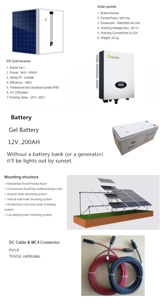 Estruturas do Sistema do Painel Fora do Sistema Solar da Grade 10kw com Alto Solar Valor Cheap Sistema