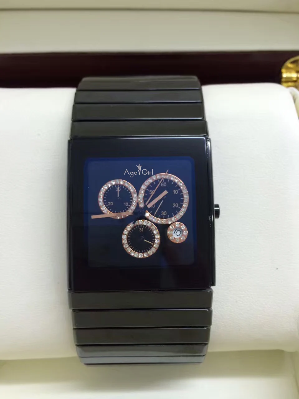 Мужские лучшие брендовые роскошные керамические кварцевые часы женские квадратные XL платье наручные часы для влюбленных HIGH-TECH керамические часы высокого качества AAA