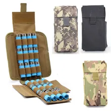 Тактический пистолет мешки для патронов Molle 25 круглый 12GA 12 калибр патронов дробовик журнал сумки Molle военные охотничьи принадлежности