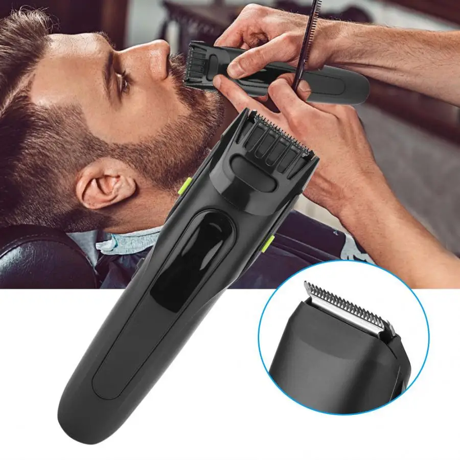 Cortadora de Pelo многофункциональная Регулируемая Мужская машинка для стрижки бороды USB перезаряжаемая машинка для бритья волос парикмахерские инструменты для мужчин