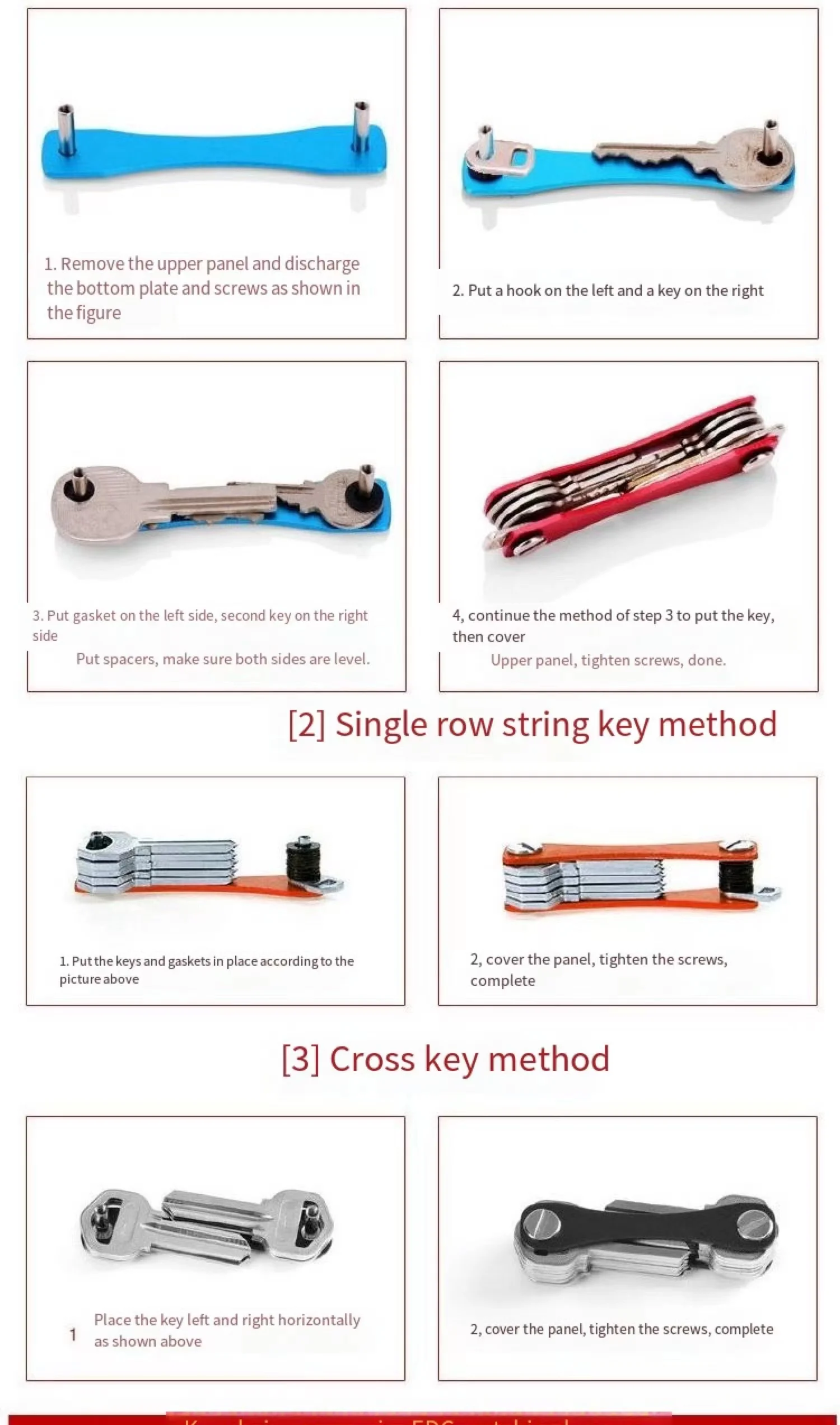 Smart key chain Mini Keychain Compact Key Decorative Holder Clip Home Storage Metal key Clip Aluminum Organizer Keychain Outdoor Smart key chain Mini Keychain Compact Key Decorative Holder Clip Home Storage Metal key Clip Aluminum Organizer Keychain Outdoor