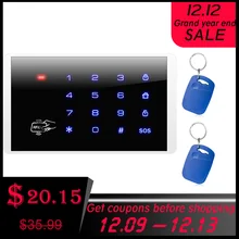 KERUI K16 RFID сенсорный беспроводной пароль охранная система контроля доступа Arm/Disarm клавиатура для KERUI PSTN GSM WiFi сигнализация s