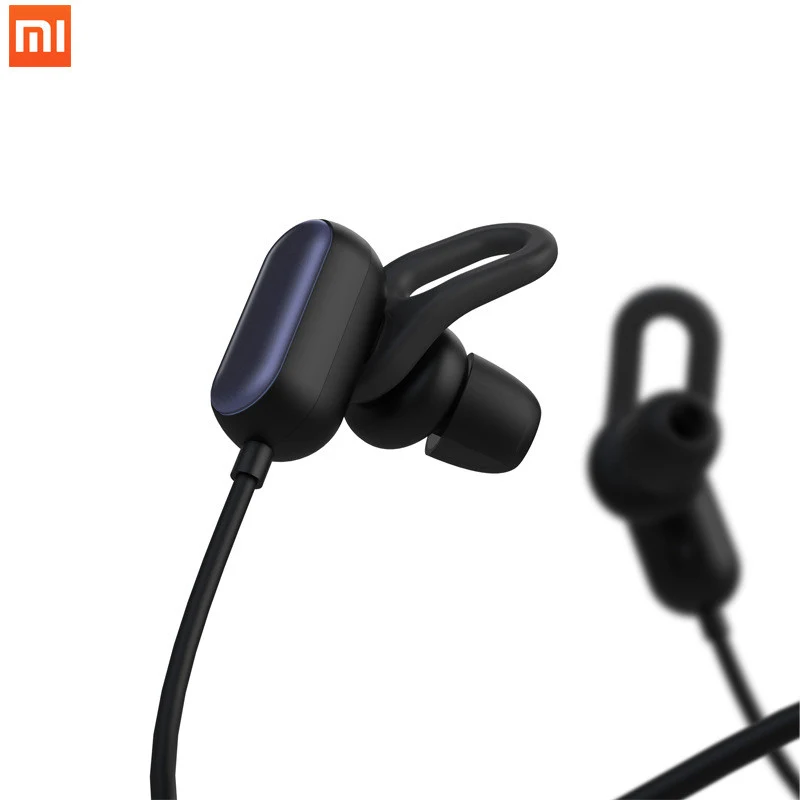 Оригинальные Xiaomi Mi Bluetooth наушники IPX4 водонепроницаемые спортивные беспроводные наушники Молодежные - Цвет: black