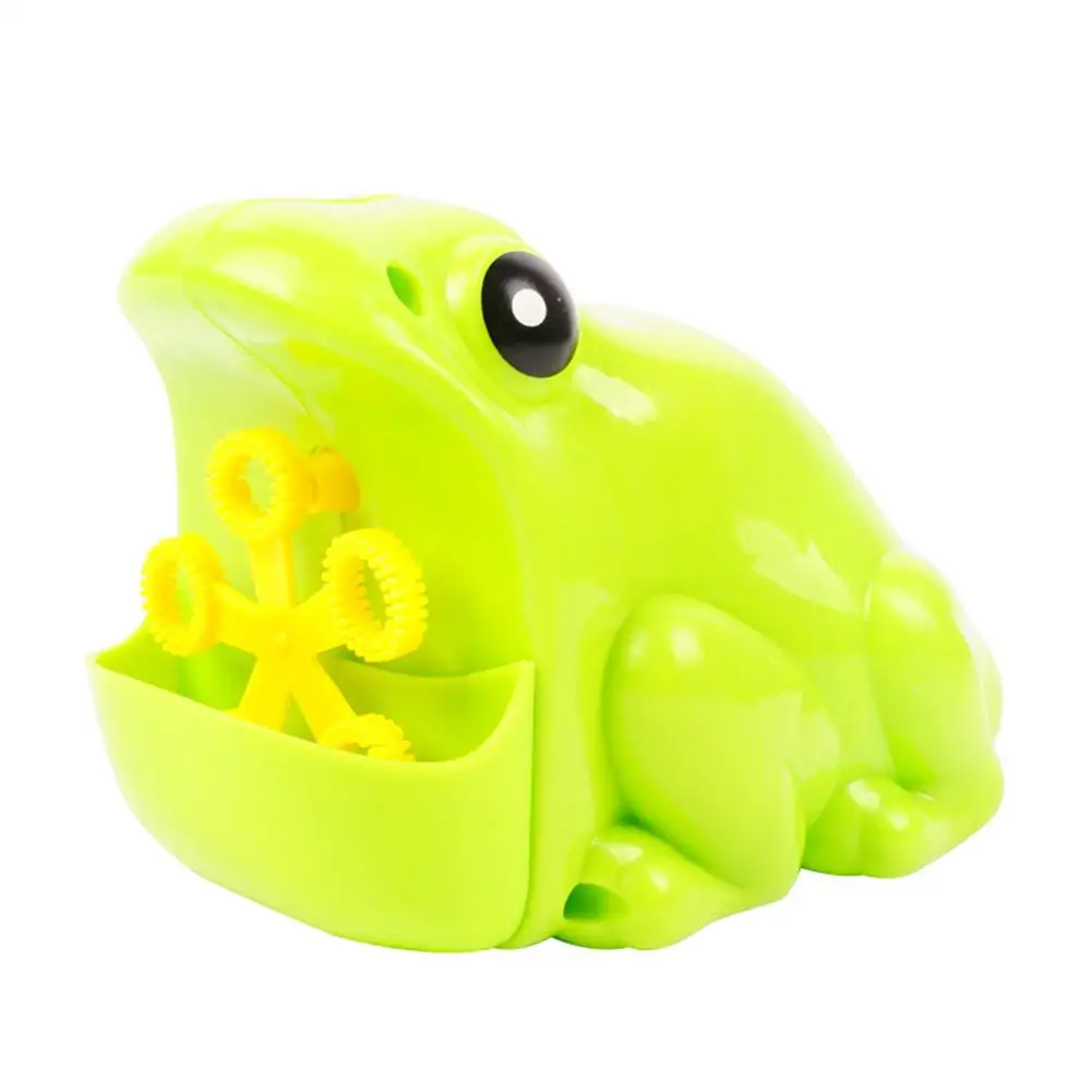 frog Kuulee мультфильм животных Форма Открытый Автоматический Генератор пузырей электрическая игрушка Дети Высокое качество ребенок интересные игрушки машина пузырей - Цвет: frog