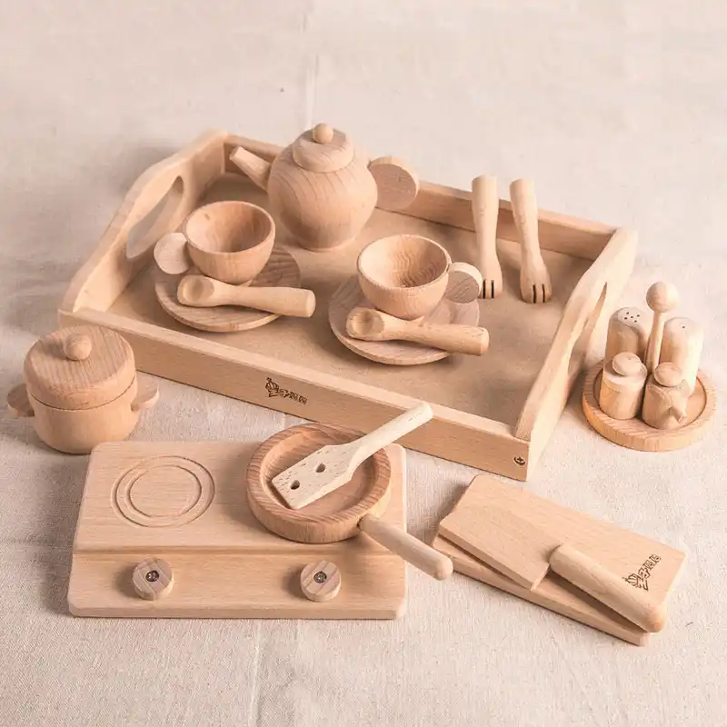 wooden kitchen accessories for toddlers