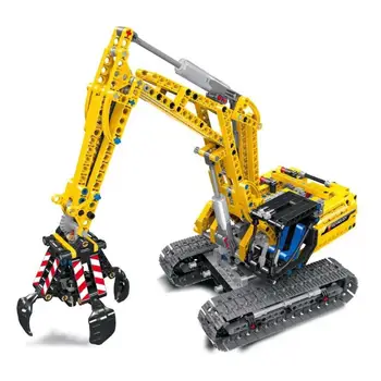 

Technic Electric Excavator Truck Model Building Blocks Technology Creator Expert Boys bricks Gift Toys for Children 42006