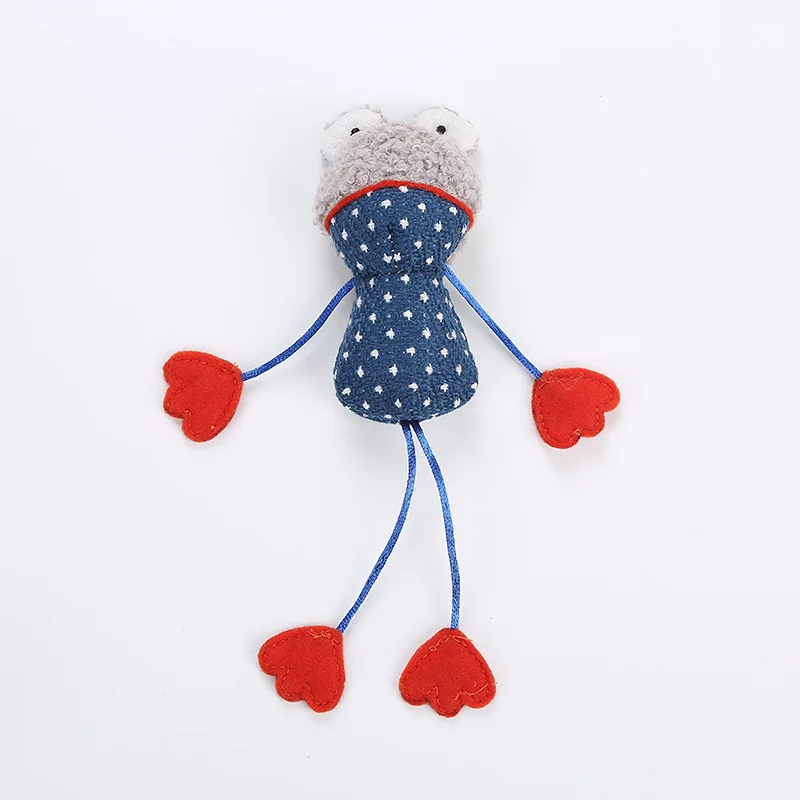 Черный Кошачья мята, маленькая игрушка, 4 цвета, плюшевая кошачья игрушка для маленьких средних кошек, Интерактивная игрушка для кошек - Цвет: Черный