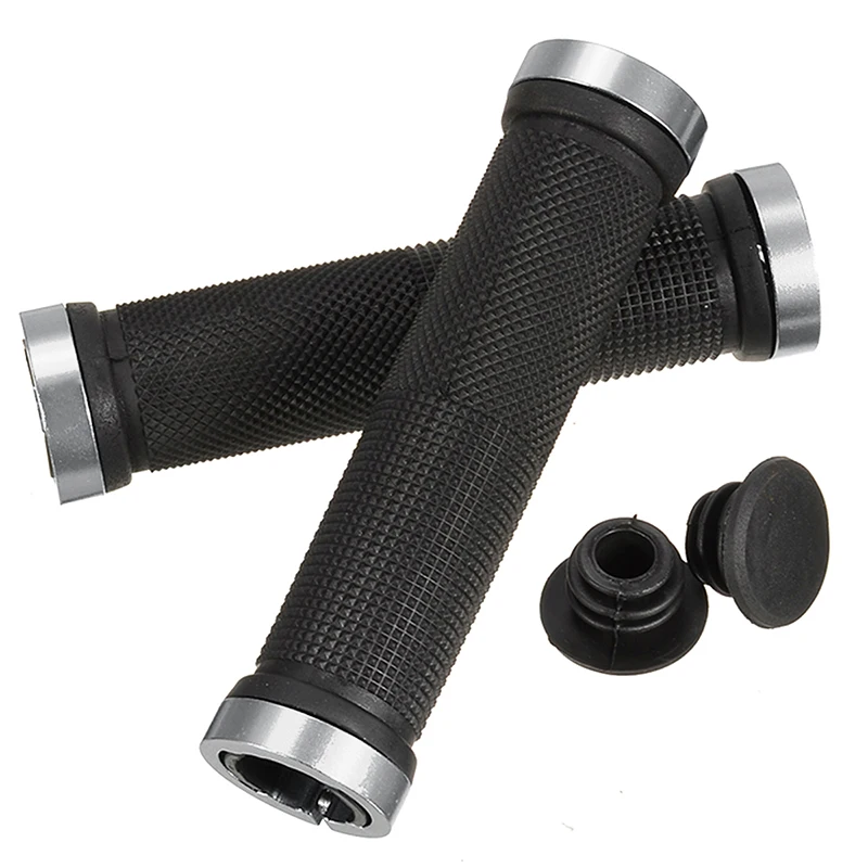1Pair High Quality Mountain Bike Cycle Bicycle Handlebar Cover Grips Lock-on Fixed Gear Rubber Handlebar Grips