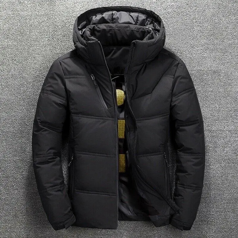 Winter Jackets Parka Men Autumn Winter Warm Outwear Hooded Mens Coats Casual Windbreaker Solid Men Waterproof Zipper Jackets