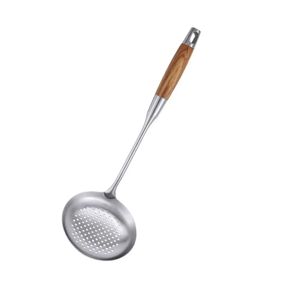 colander Studyset 304 посуда из нержавеющей стали с длинной ручкой шпатель ложка - Цвет: colander