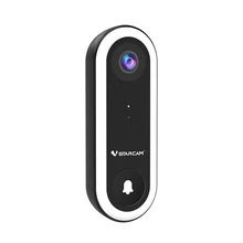 Sonnette vidéo sans fil Wifi pour maison intelligente, interphone d'appel, œil vidéo pour sonnette de porte, téléphone, sécurité domestique, caméra HD
