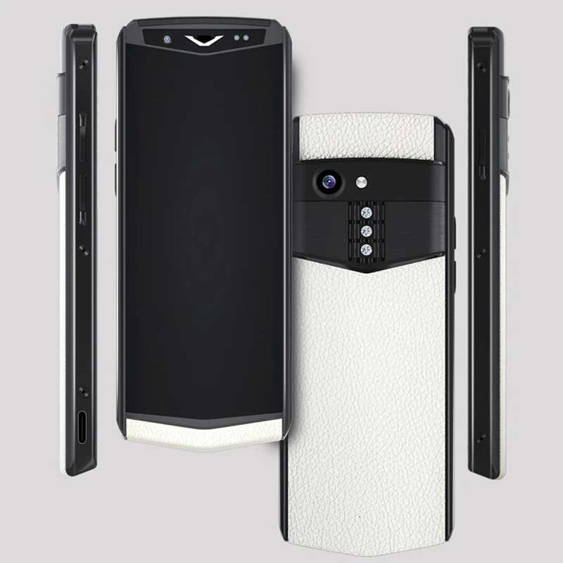 Роскошный смартфон 3," 3 ГБ ОЗУ 32 Гб ПЗУ Android 8,1 gps Bluetooth точка доступа Лицо ID кожаный телефон 4G LTE мобильный телефон