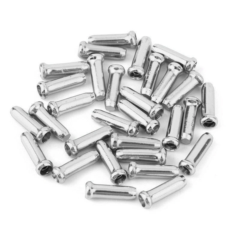 NEW-50PCS велосипедный велосипед переключения тормоза наконечники кабель наконечники колпачки Конец Обжимной