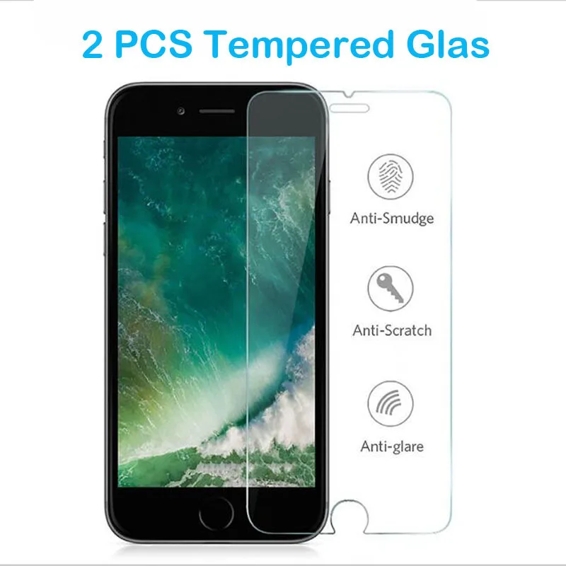 Для ipod iphone 4 4S 5 5S 5C SE 6 6S 7 8 Plus X 10 Защитная фронтальная пленка чехол закаленное