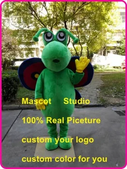 

New Top Sale Butterfly Mascot Costume Suit Cosplay Party Game Dress Outfit Halloween Adult Cosplay Unisex Hallowen Gift