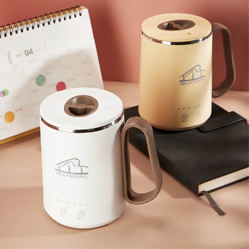 350ml Portable Electric Kettle Office Home Boiled Water Tea Pot Stew Cup Heating Cup Health Preserving Pot Kettle 300W_voghion.com
