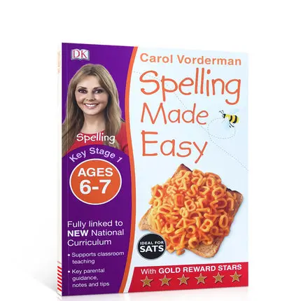 

Original English Books Spelling Made Easy Ages DK Educational Workbooks for Children